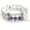 Bracelet Howlite & Améthyste
