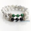 Bracelet Howlite & Obsidienne