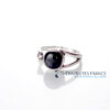 bague agate noire