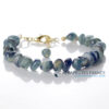 Bracelet en galets de cyanite