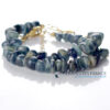 Bracelet en galets de cyanite