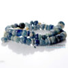 Bracelet en galets de cyanite