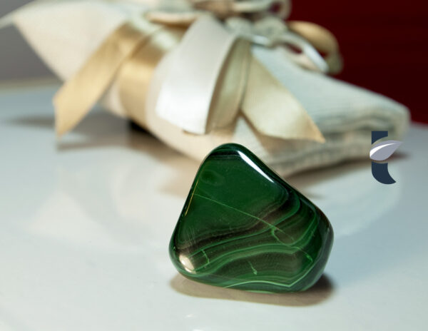 Malachite pierre roulée