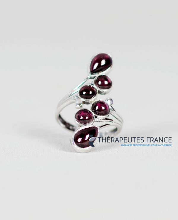 Bague Grenat Rhodolite Argent 925