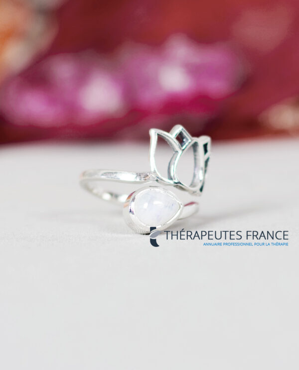 Bague en Péristérite argent 925