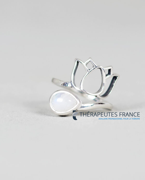 Bague en Péristérite argent 925