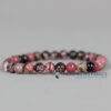 Bracelet en rhodonite