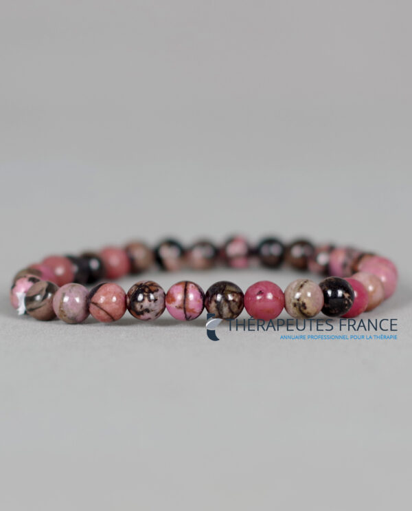Bracelet en rhodonite