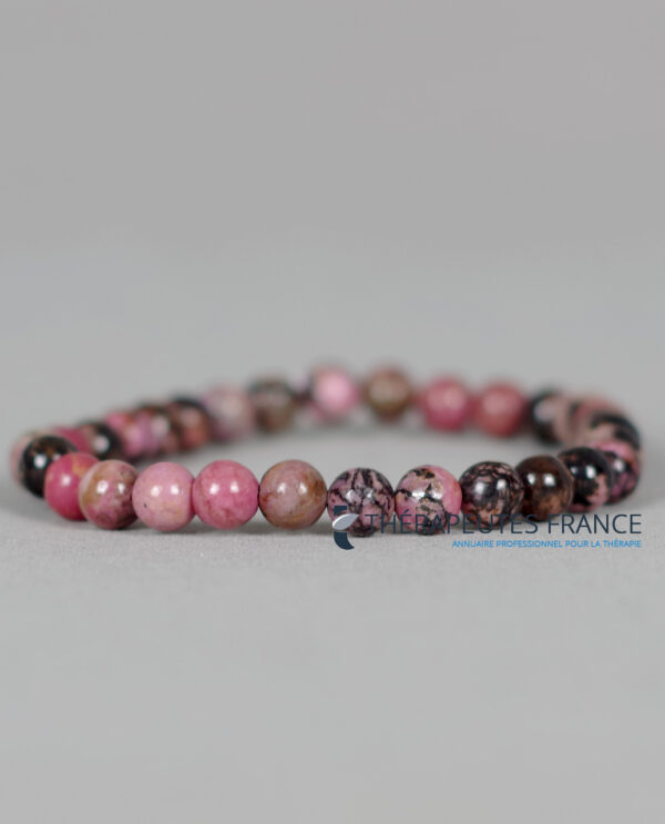 Bracelet en rhodonite