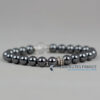 Bracelet en hématite & cristal de roche