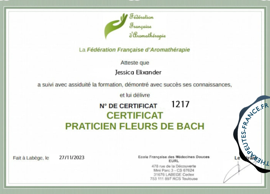 Conseil en fleurs de Bach