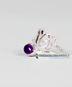 Bague améthyste argent 925