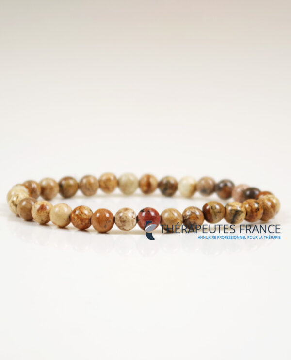 Bracelet jaspe paysage