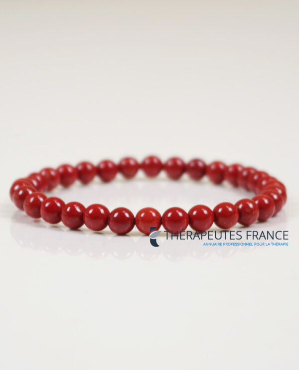 jaspe rouge bracelet lithothérapie