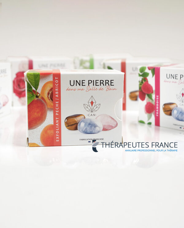 savons lithotherapie savon pierre peche abricot