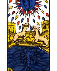 Tarot de Marseille – XVIII. La Lune