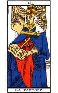 tarot de Marseille la papesse 2