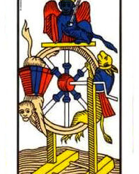 Tarot de Marseille – X. La Roue de la Fortune