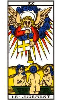 tarot de Marseille le jugement 20