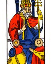 Tarot de Marseille – V. Le Pape