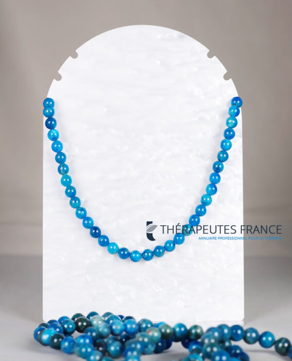 collier apatite bleue