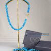 collier apatite bleue et bracelet 2