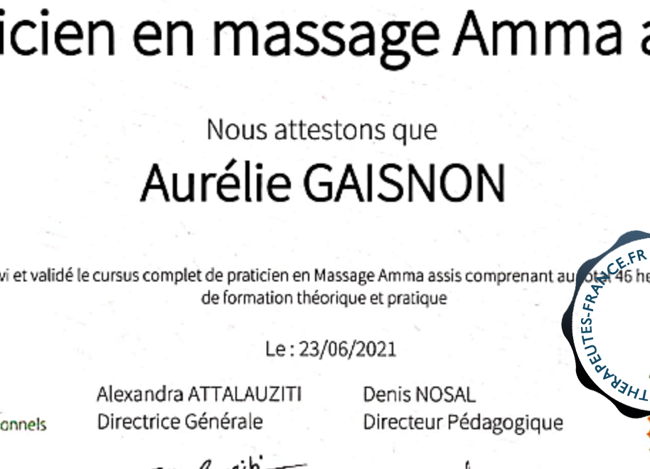 Massage Amma assis