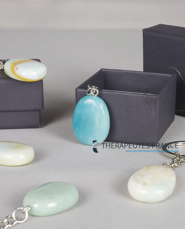 porte cles amazonite