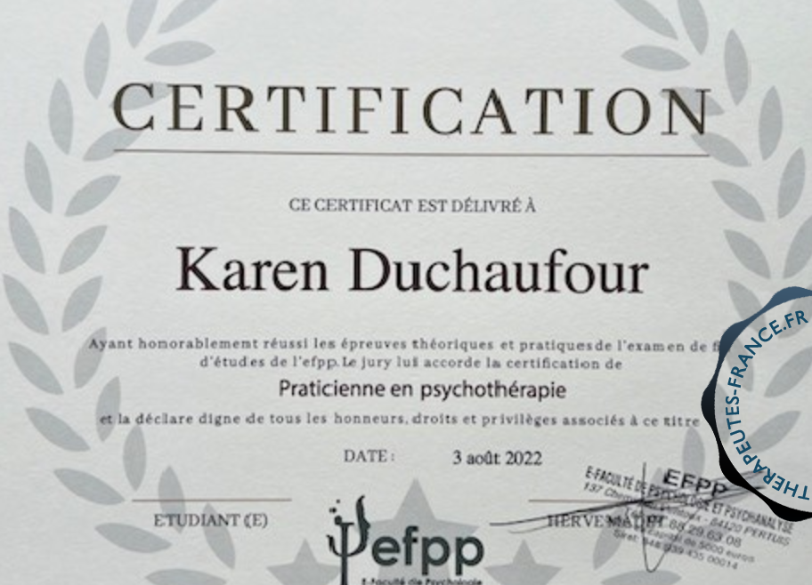 Praticienne en psychothérapie