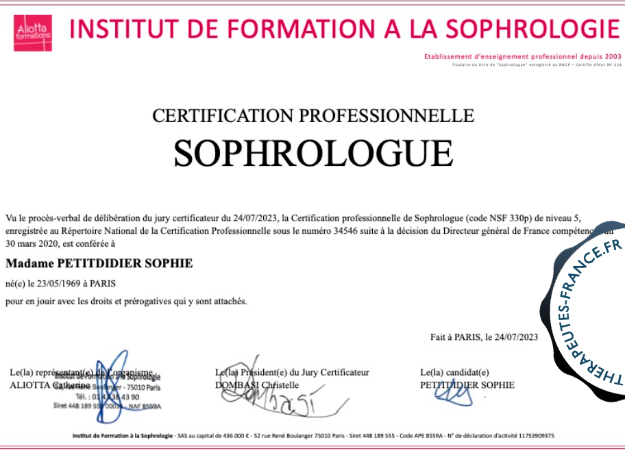 Sophrologie