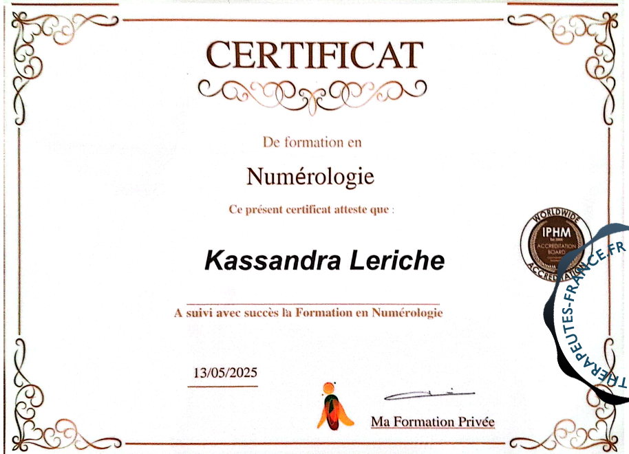Conseillère en numérologie