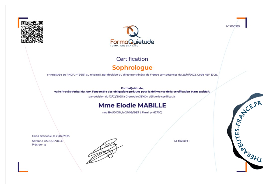 Sophrologie