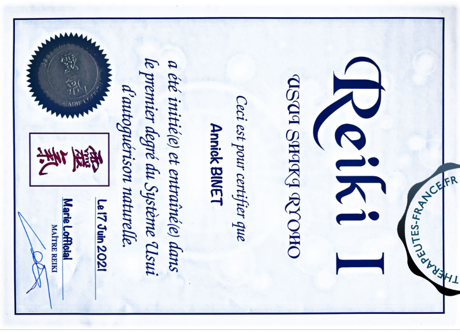 Reiki niveau 1