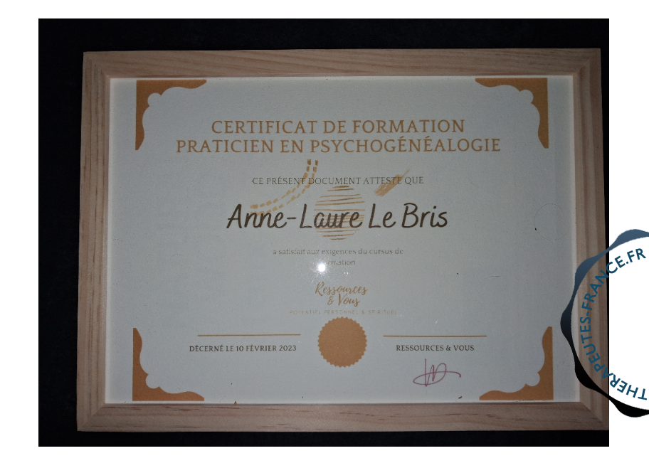 certificat de psychogenealogie