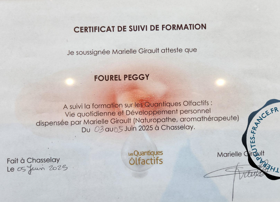 Aromath&eacute;rapie olfactive