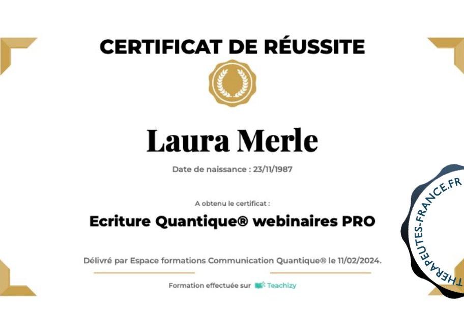 Th&eacute;rapie Quantique