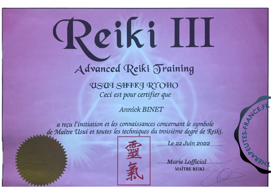 Reiki Niveau 3