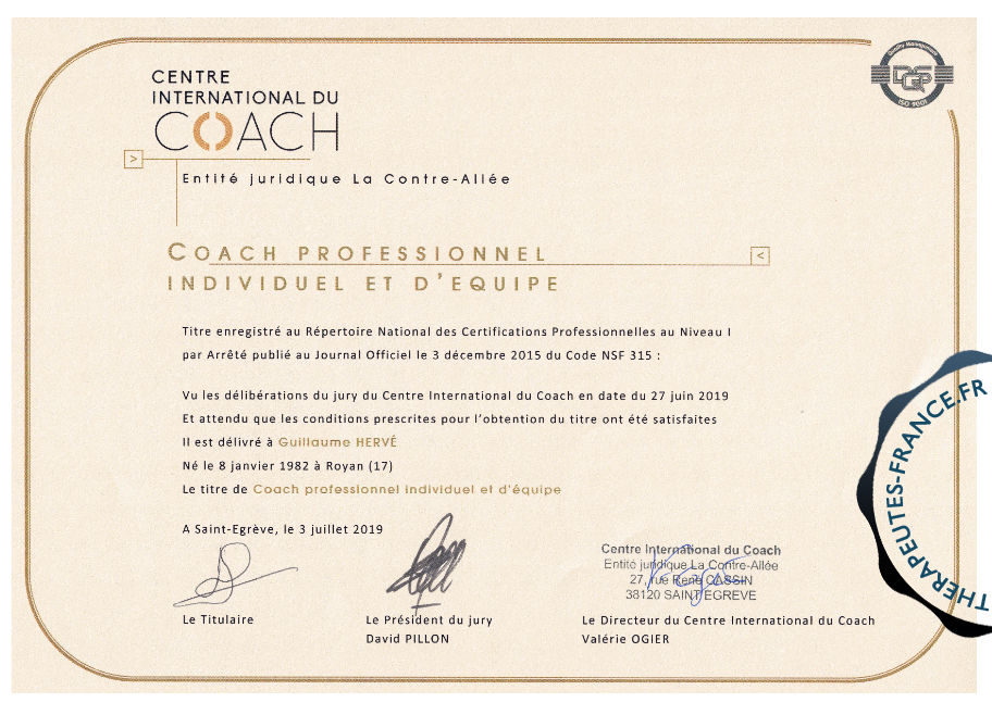 Coach professionnel