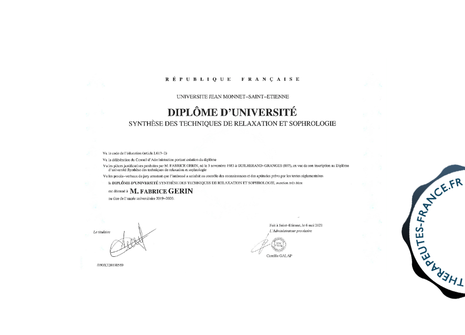 Sophrologie
